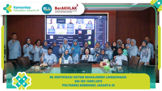 Bukan Sekadar Greenwashing: Poltekkes Jakarta 3 Sah Tembus Re-Sertifikasi ISO 14001:2015!