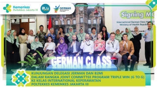 Kunjungan delegasi jerman dan bp2mi ke kelas internasional keperawatan poltekkes jakarta 3