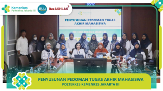 Poltekkes kemenkes jakarta iii selenggarakan penyusunan pedoman tugas akhir mahasiswa