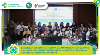Kunjungan studi banding universitas terbuka ke poltekkes kemenkes jakarta 3 untuk penyusunan kurikulum…