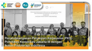 Penandatanganan kerjasama poltekkes kemenkes jakarta iii dengan ikatan fisioterapi  indonesia