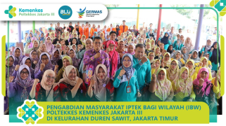 Kolaborasi sukses ; poltekkes jakarta 3 dan pemerintah kelurahan duren sawit gelar pemeriksaan kesehatan…