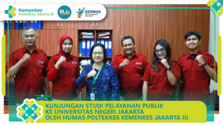 Studi banding tim humas poltekkes jakarta 3 ke universitas negeri jakarta ( unj)