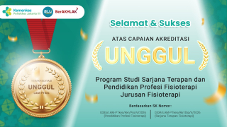 Raih akreditasi “unggul”, program studi sarjana terapan dan pendidikan profesi fisioterapi poltekkes…