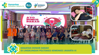 Sukses gelar donor darah dengan 131 pendonor, dalam rangkaian perayaan dies natalis poltekkes kemenkes…