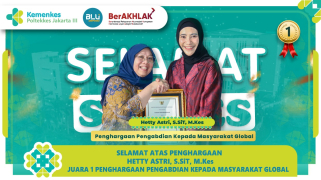 Raih juara i penghargaan pengabdian kepada masyarakat global pada peringatan hkn ke-61