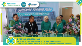 Dari penelitian ke pasar kesehatan : poltekkes jakarta 3 hadir di peresmian science techno park pekalongan