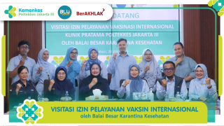 Visitasi tim bbkk tanjung priok dalam rangka pemberian izin layanan vaksinasi internasional di klinik…
